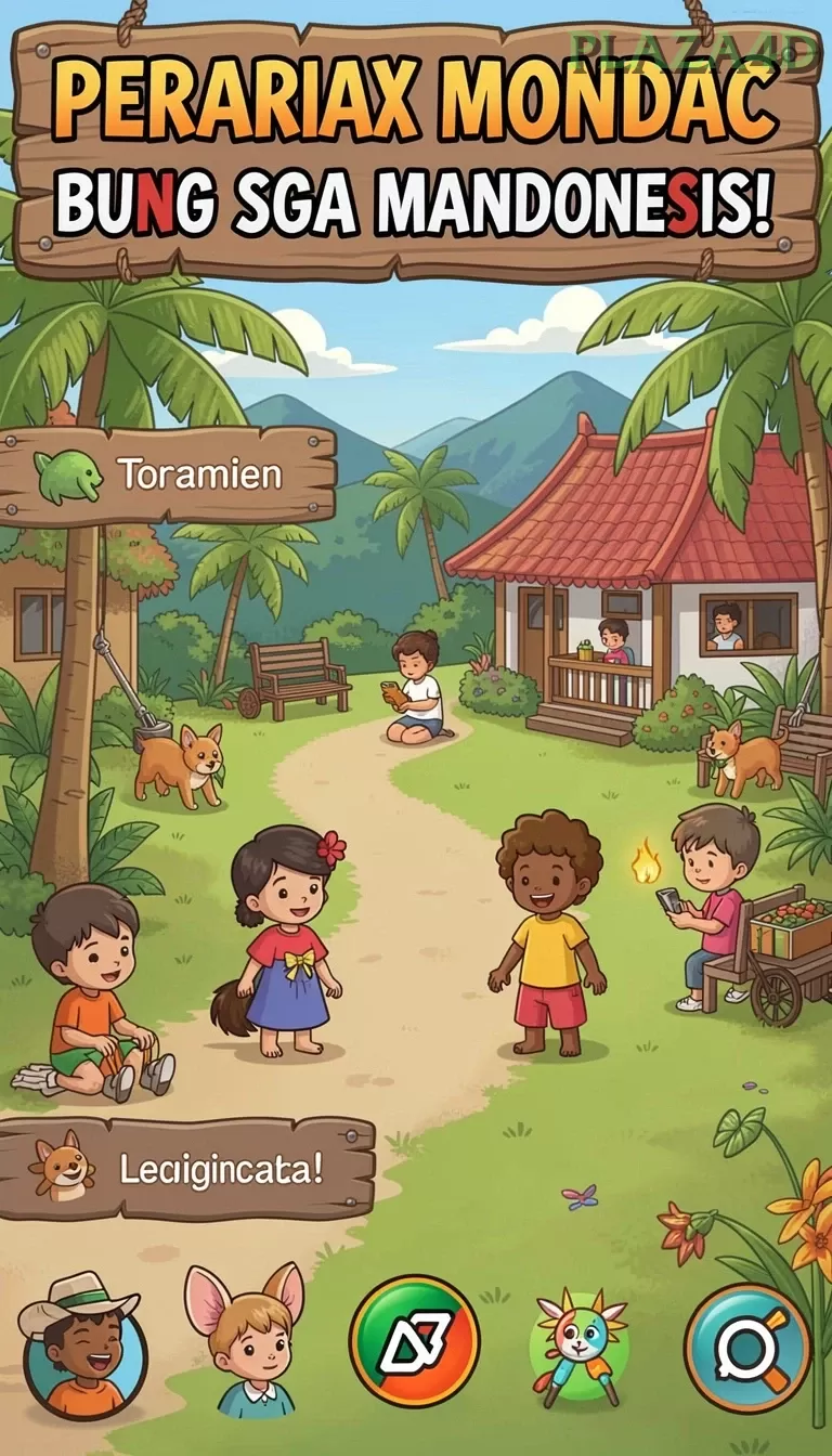 Cuplikan layar PROSLOT — menu navigasi